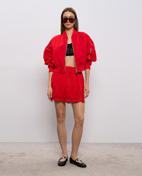 Ermanno Scervino Red mini skirt D482O383APHKI
