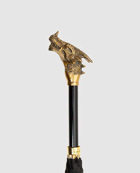 Pasotti Golden Dragons black umbrella-cane OMITUO479RASO62771K73