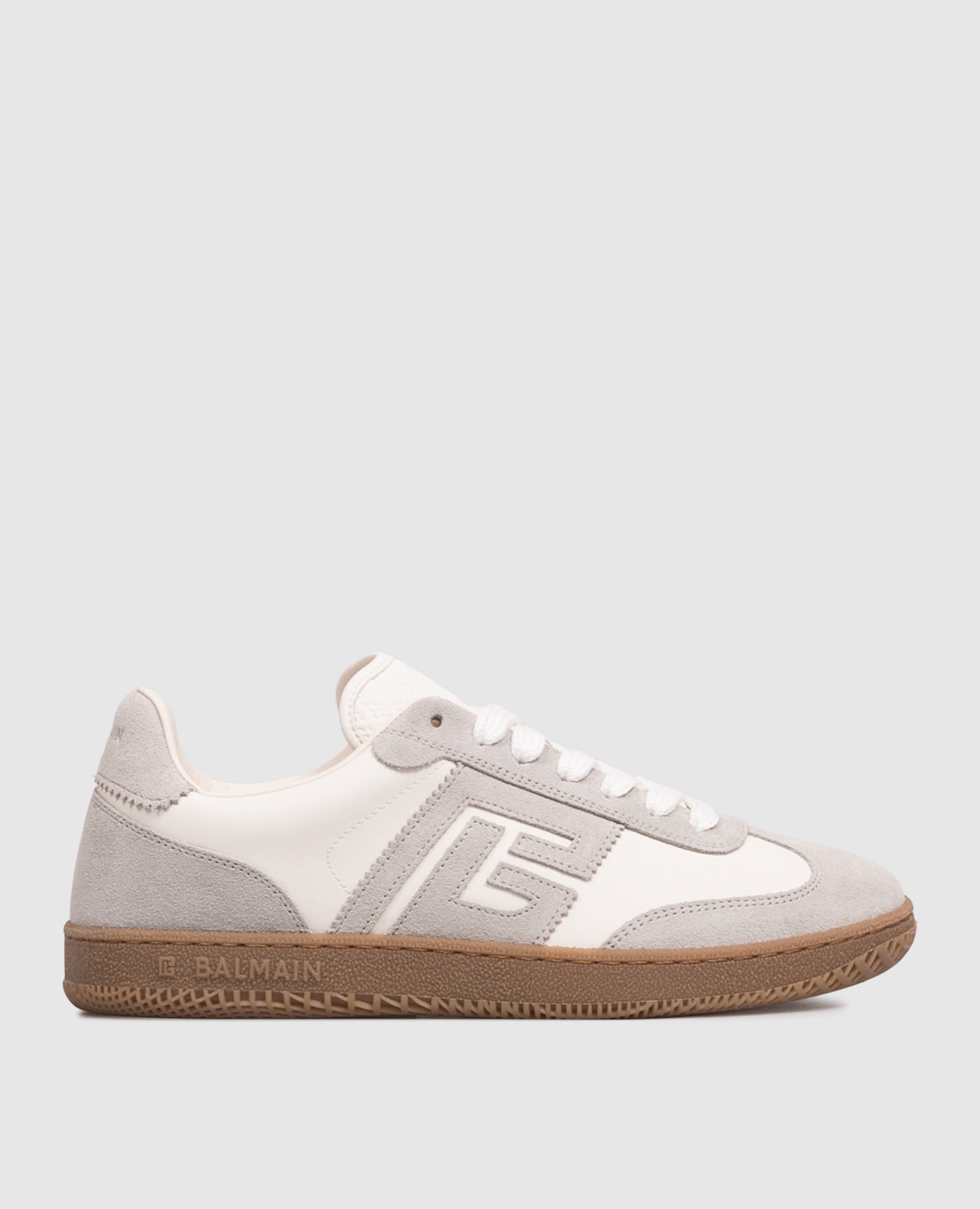 White leather Swan sneakers