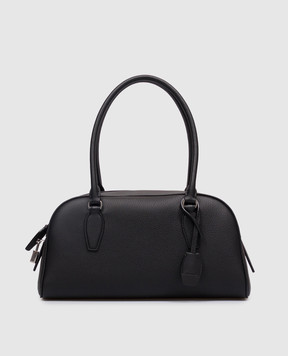 The Row Black leather bag India W2120L129