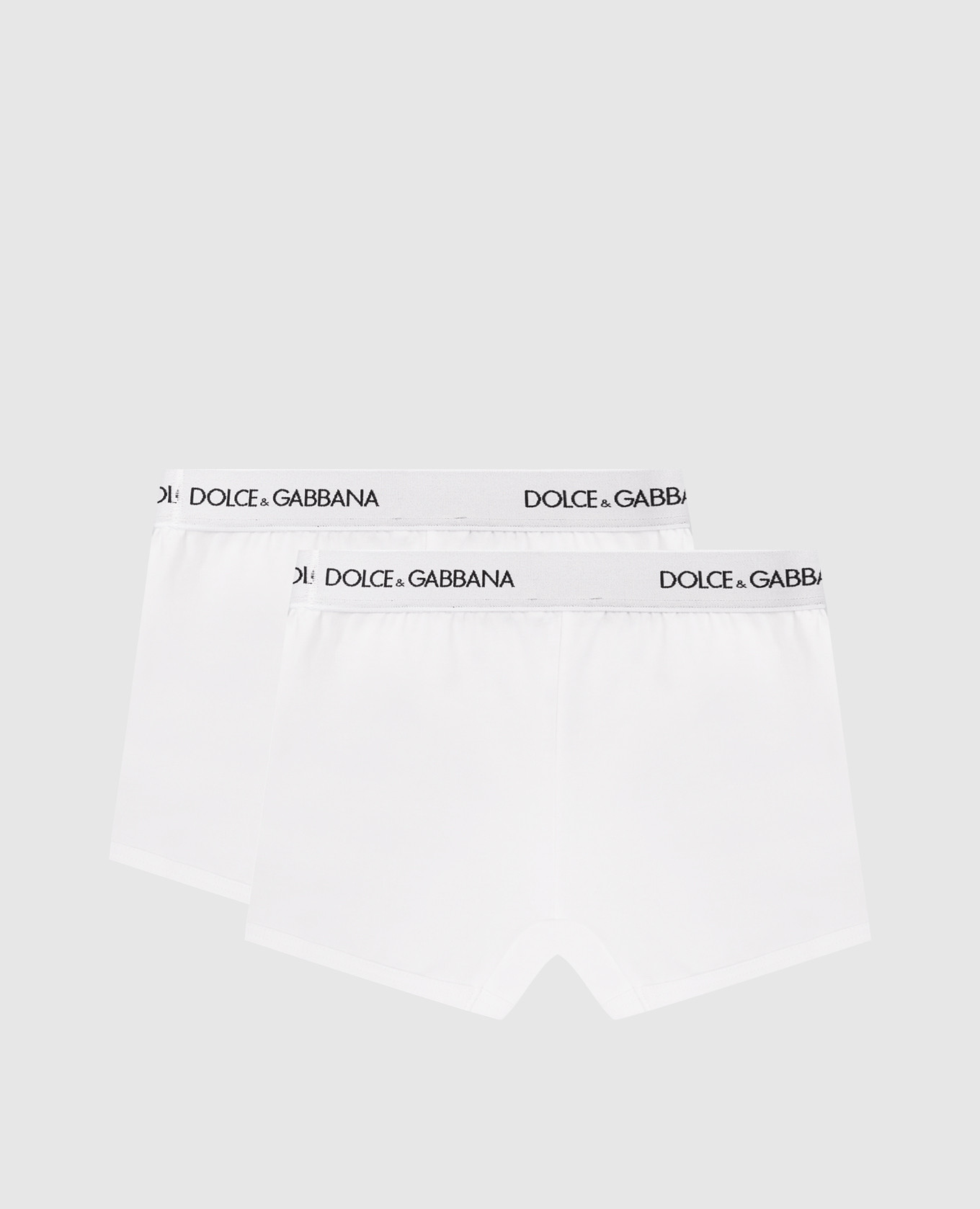 

Children's set of white boxer briefs with contrasting logo Dolce&Gabbana