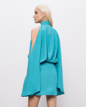 Taller Marmo Turquoise Bacall mini dress SS2603