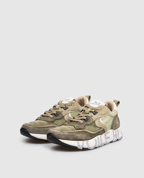 Voile Blanche Combined khaki sneakers CLUB01 0012017465181F31