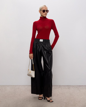 Wolford Red bodysuit with long sleeves 79316
