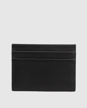 Dolce&Gabbana Black leather cardholder with monogram BI0330AK274