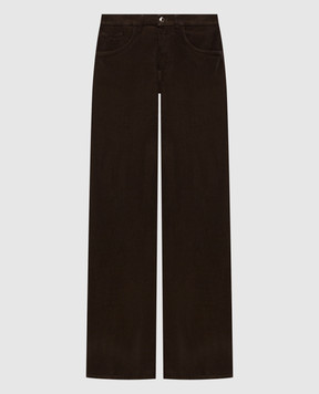 Dondup Jacklyn Gioie brown corduroy pants DP427VS0030DBM5W