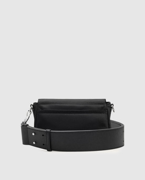 Ami Paris Black bag with logo patch ULL710AW0001