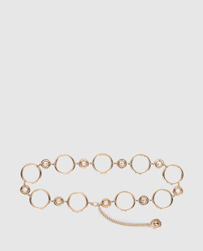 Twinset Golden belt with crystals 261TA4190