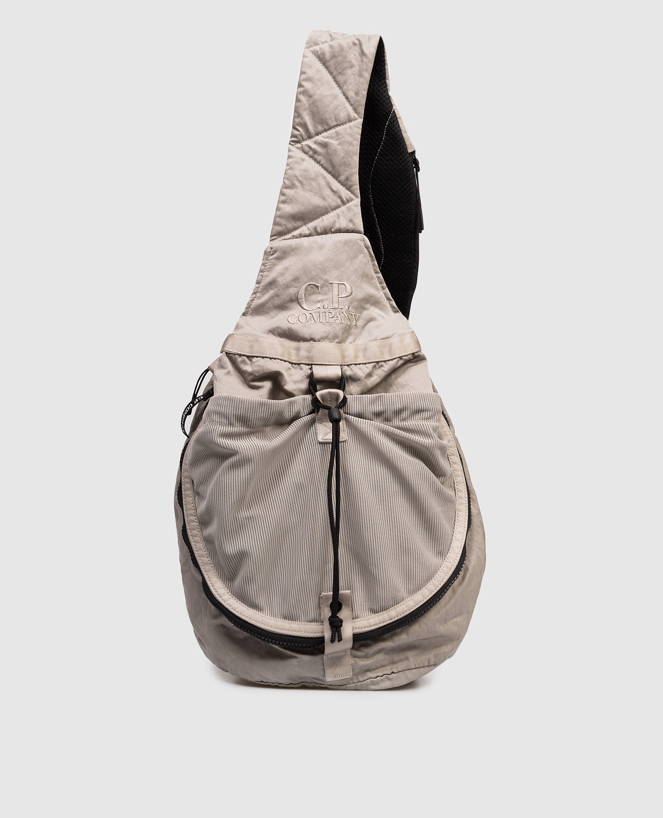 

Children's gray sling bag with logo embroidery C.P. Company, Grey