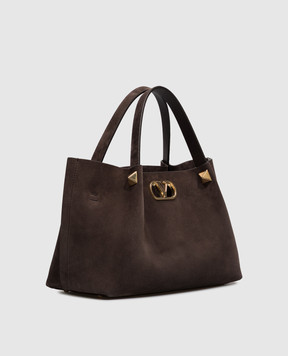 Valentino Brown suede tote bag 9W2B0T83AHA