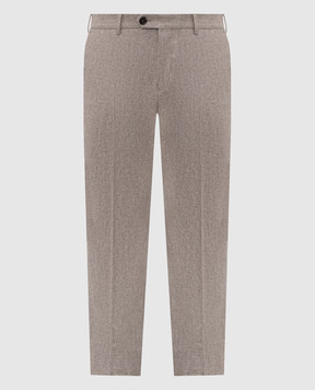Brunello Cucinelli Gray wool pants M038PI1770