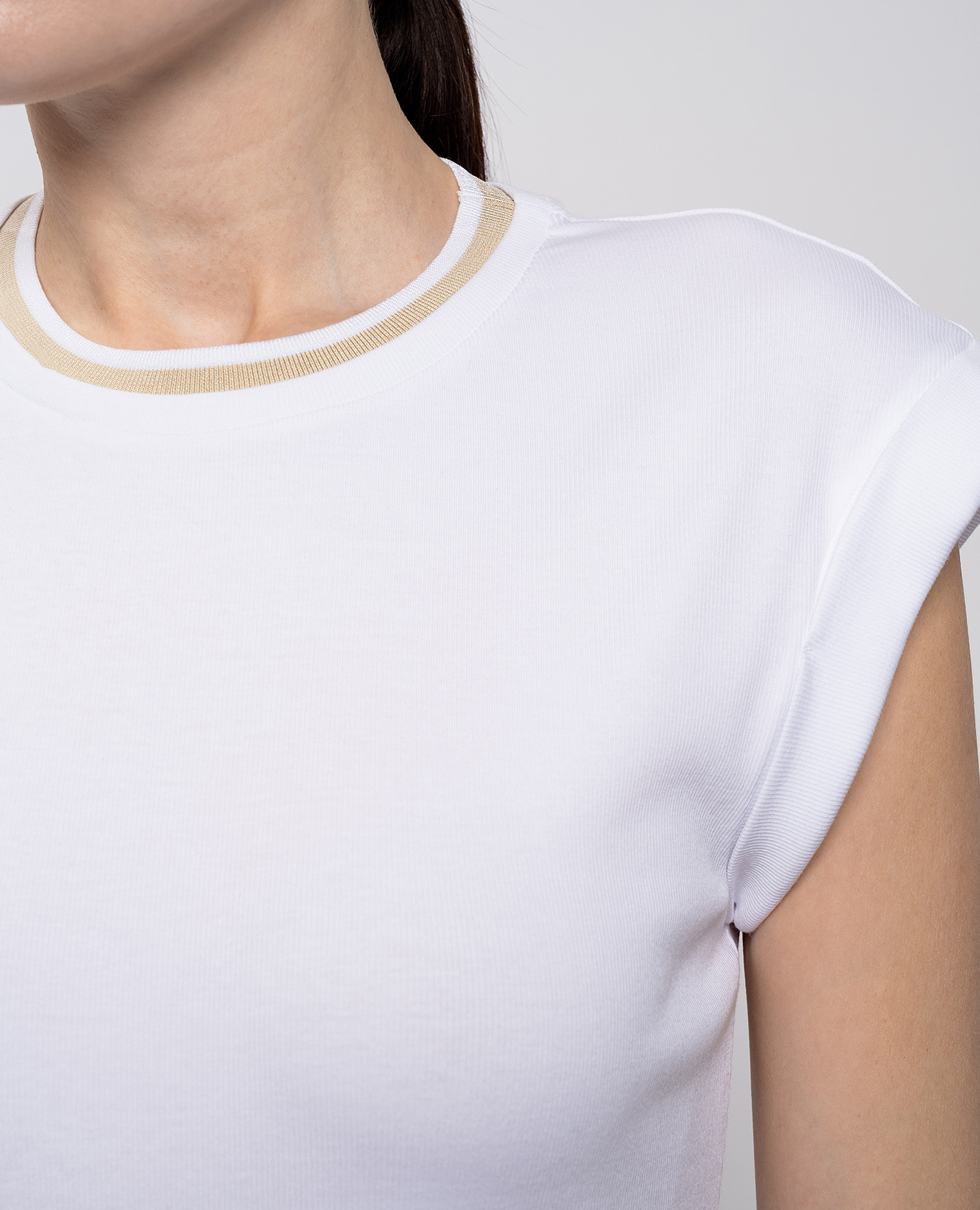 White layered top Peserico 5