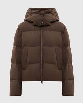 Woolrich Madison brown down jacket CFWWOU2227FRUT3107