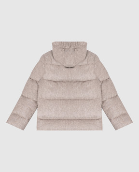 Brunello Cucinelli Children's gray wool down jacket B038PJ335C