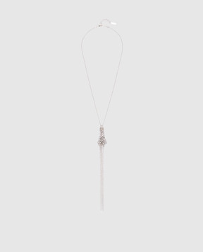 Peserico Silver chain with petal pendant A35509C0CC782