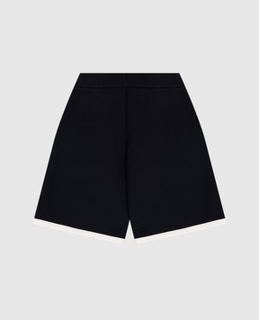 Moncler ENFANT Children's blue shorts with logo L19548H0000289AKM810