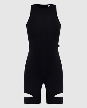 Vetements Black jumpsuit with logo WE76BD466B