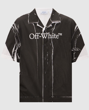 Off-White Negative short-sleeved shirt 44MGG01QF26F002
