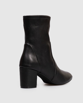 Stuart Weitzman Black leather ankle boots YULIANA S6277