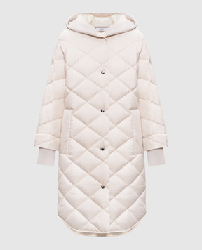 Peserico White quilted jacket S234066986A