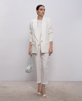 Peserico White silk top A086272372E
