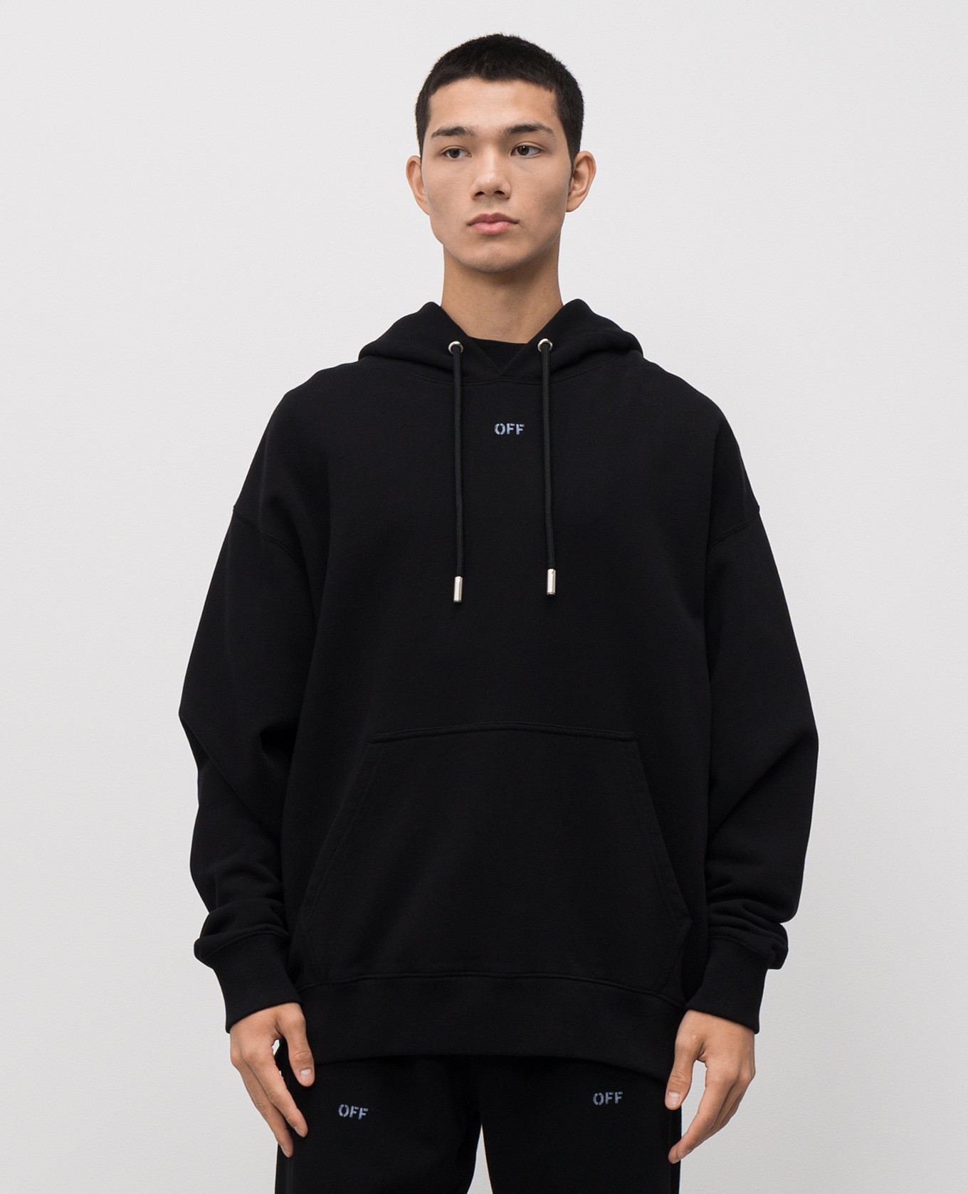 

Black hoodie with logo print Off-White