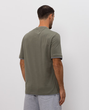 Brunello Cucinelli Khaki T-shirt M0B137427