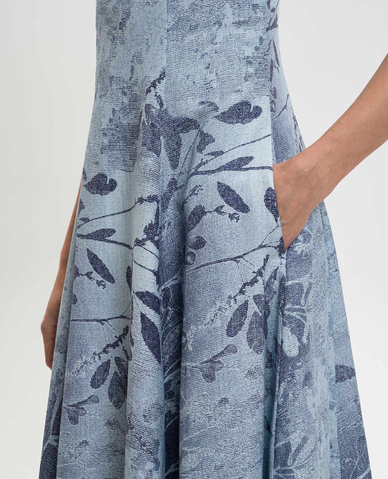 Rudie blue floral print dress Simkhai 4