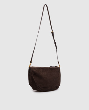 Gianni Chiarini Cleo brown suede crossbody bag BS12691CMPL