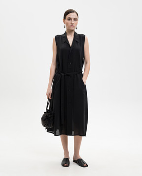 Y`S Yamamoto Black shirt dress YKD05200