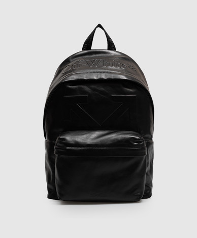 Black leather Haritage backpack