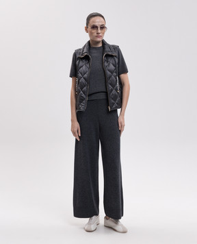 Max Mara Weekend ZINCO gray wool and cashmere pants WKDZINCO