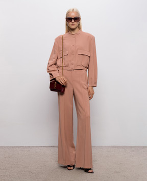 Twinset Pink pants with logo 262TP268B