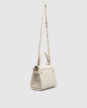 Gianni Notaro Beige leather bag 099SAFFIANONIKEL