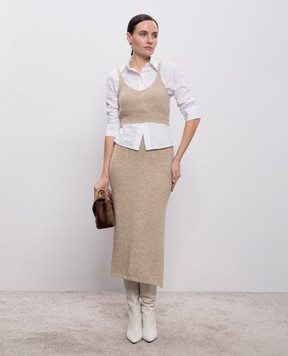 Peserico Beige top with wool E98113F0509207