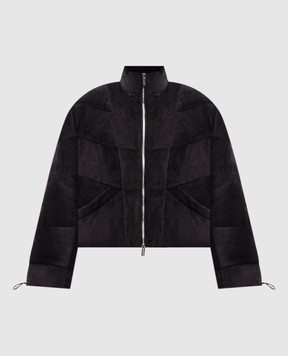 Be Florence Black corduroy down jacket BE263
