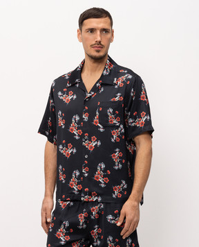 Rhude Black shirt with print RHSS26SR04358