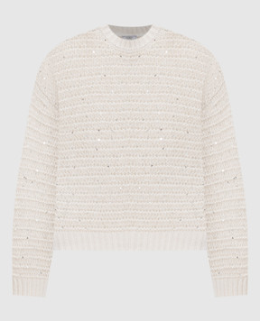 Peserico White alpaca wool sweater S99433F039283G