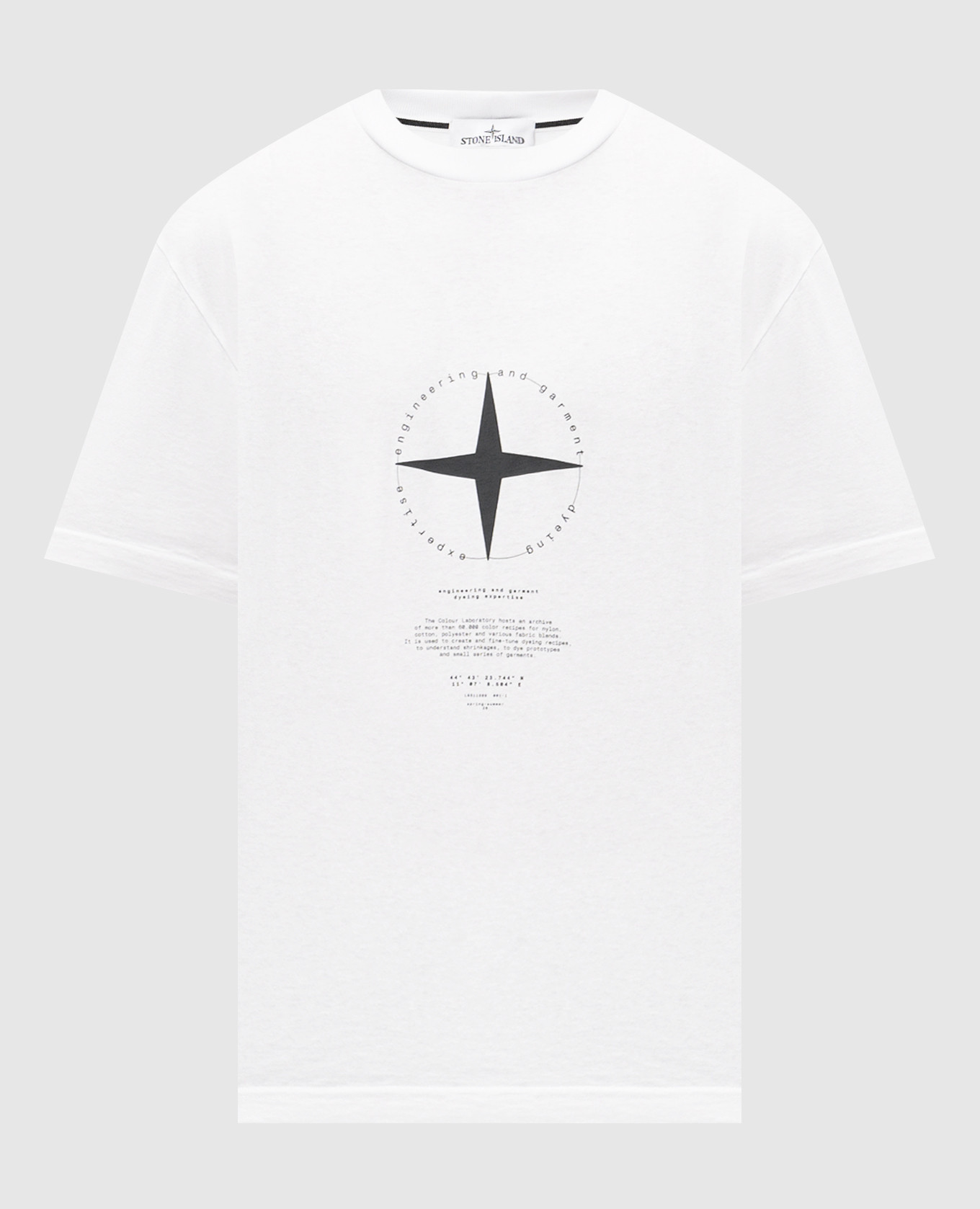 

Light Compass white t-shirt Stone Island