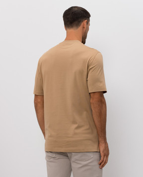 Brunello Cucinelli Brown T-shirt with emblem M0B138440