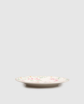 Bitossi Home White porcelain bread plate Key PAN00104
