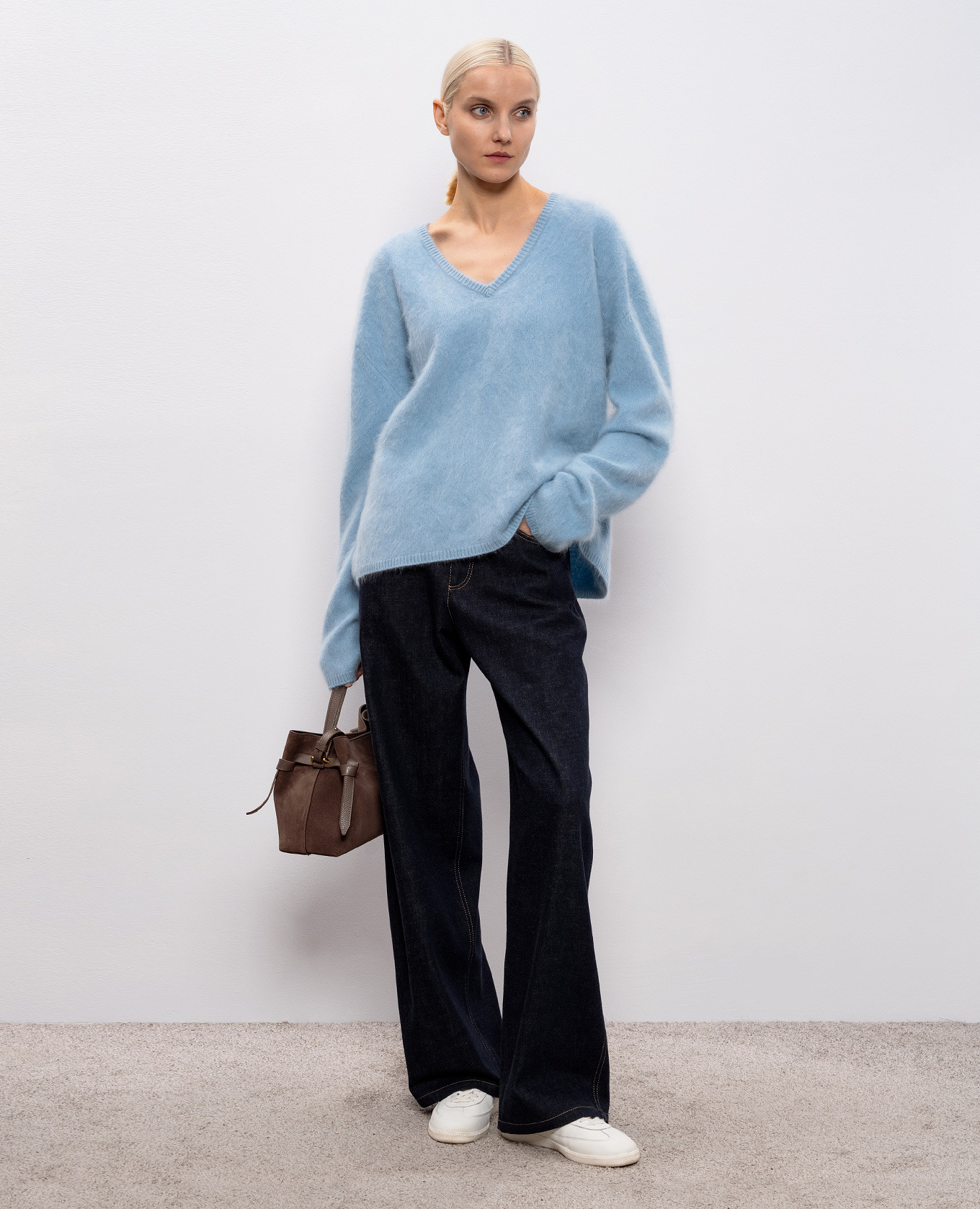 

Margareta blue cashmere pullover LISA YANG, Light blue