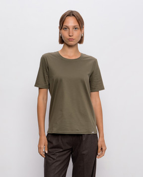 Kiton Khaki T-shirt D61449H09200