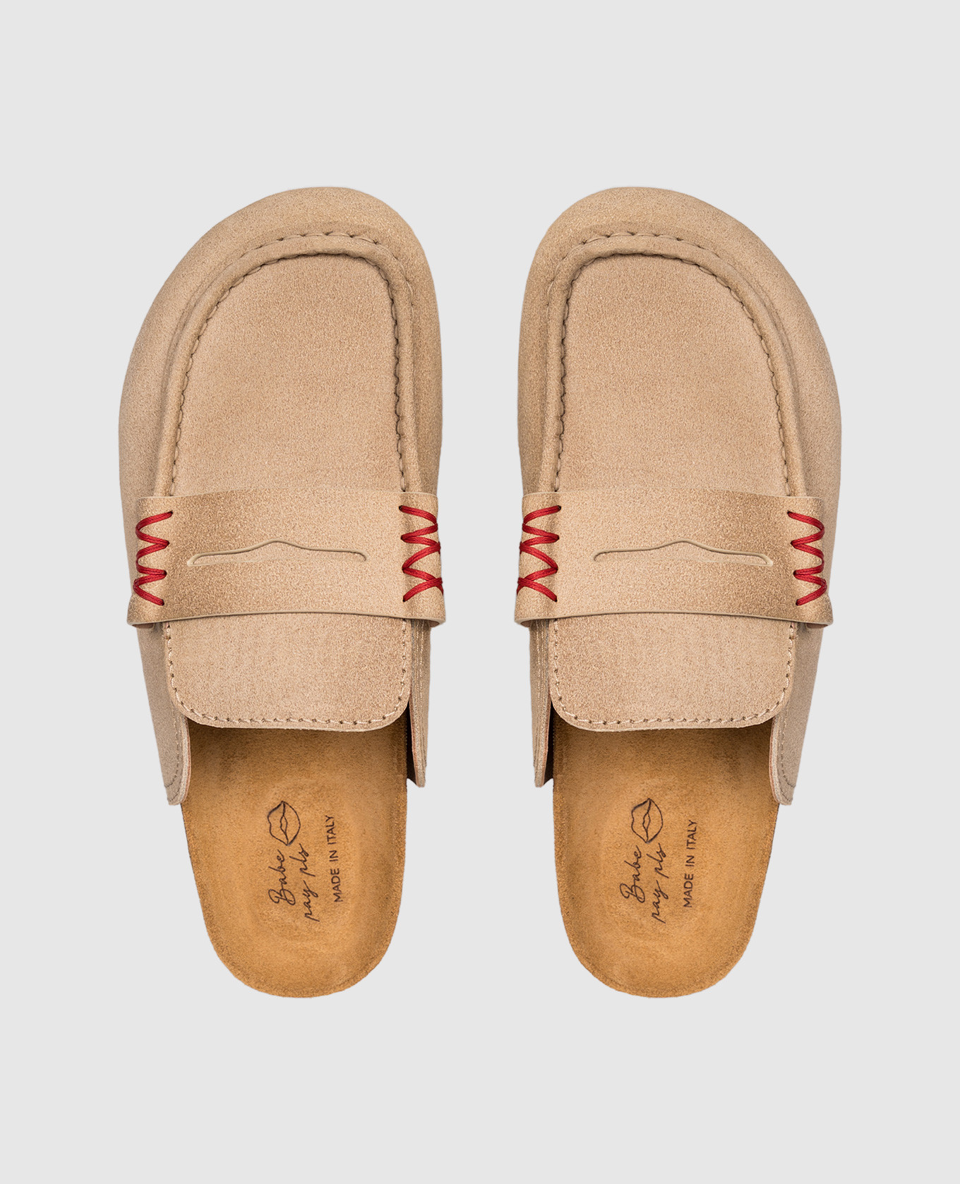 Beige suede mules Babe Pay Pls 4