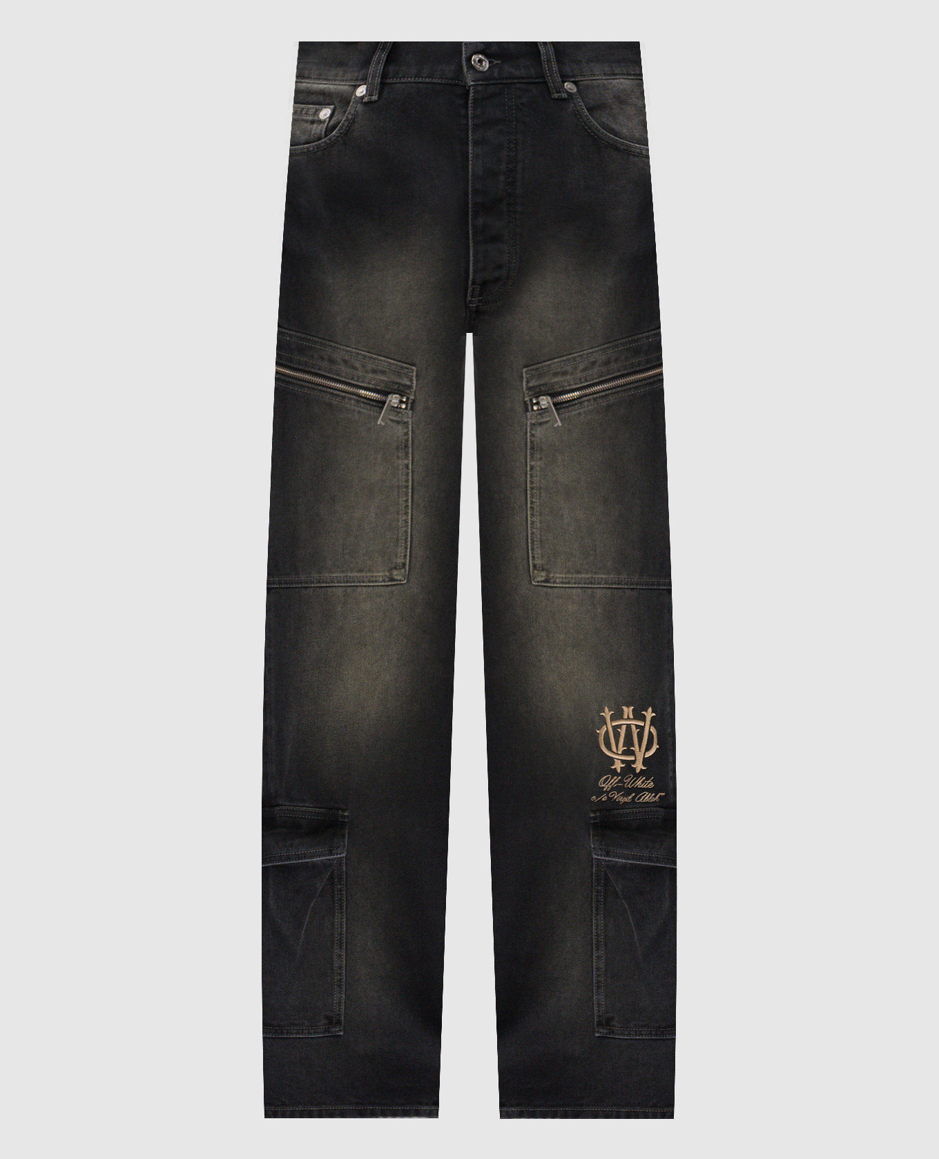 

Black cargo jeans with logo Off-White