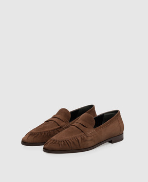 Babe Pay Pls Brown suede loafers MOCKYSSUEDE