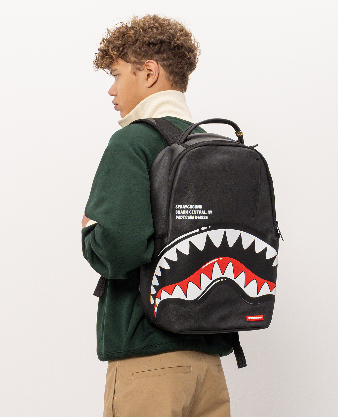 Children's black backpack SHARK CENTRAL BUBBLE SHARK Sprayground 2