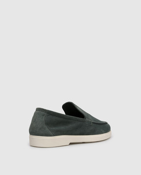 MooRER Saville grey suede loafers SAVILLEP5