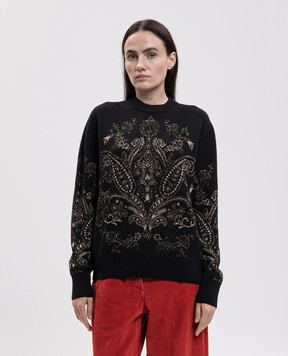 Momoni Black MOSI wool jumper MOKN02472MO