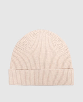 Peserico Ivory wool and cashmere hat R76064F1209470